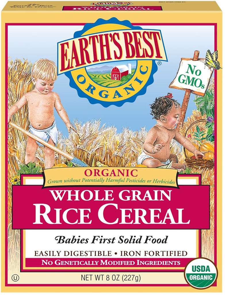 Cereal para bebés, Grain & Grow, Primeros alimentos, Avena, 227 g (8 oz)